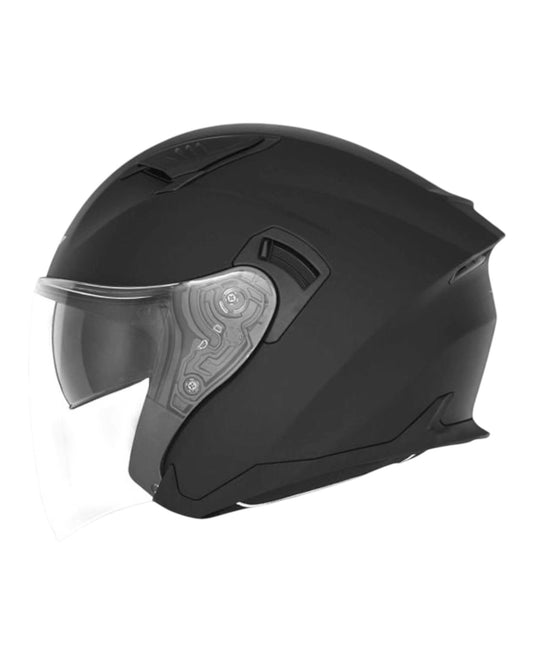Casque jet NOX N130 noir mat