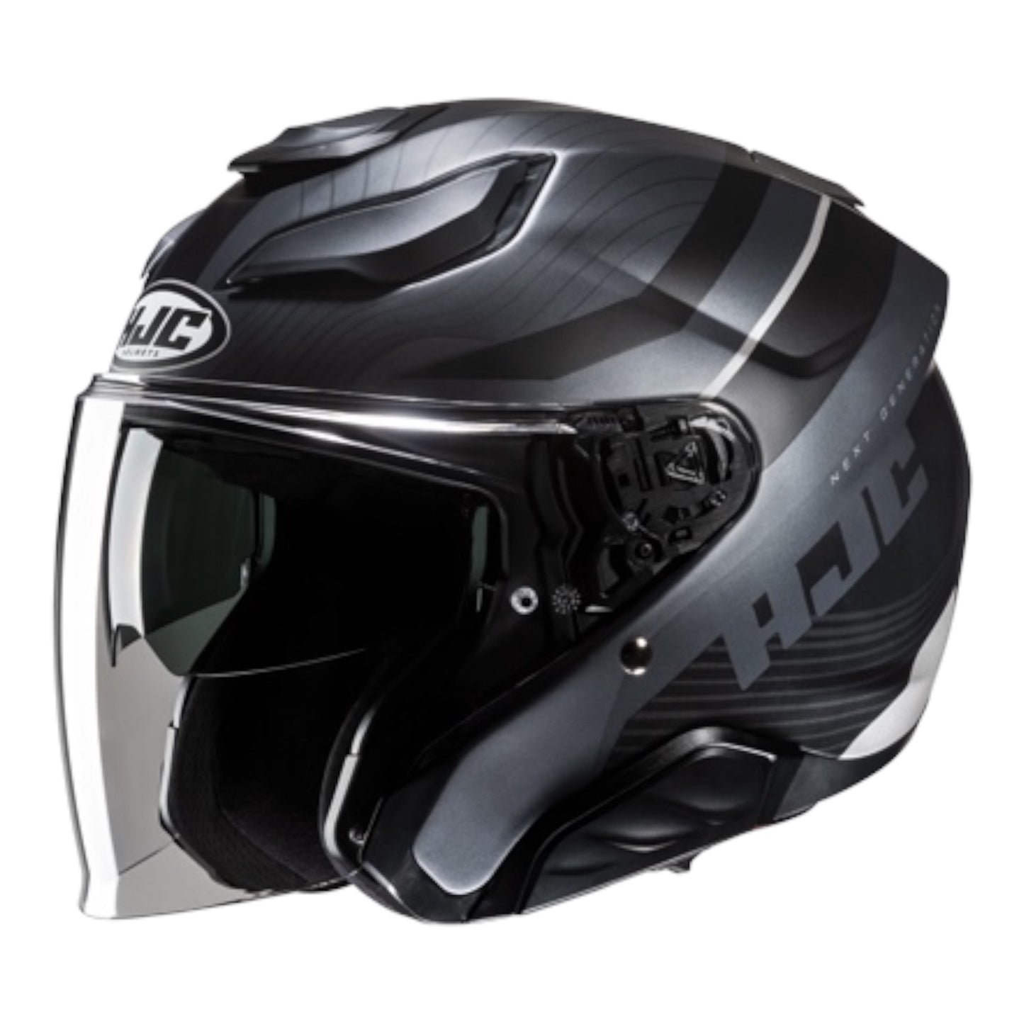 Casque HJC F31 noir gris mc5sf