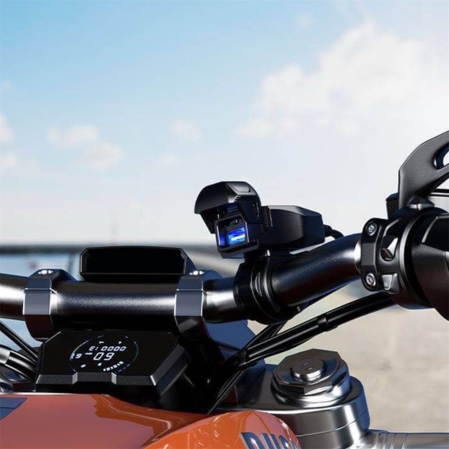 Chargeur USB guidon Chaft