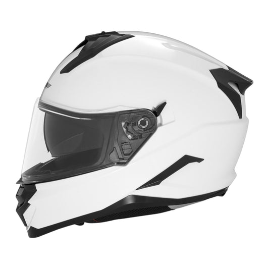 Casque NOX N304S blanc brillant