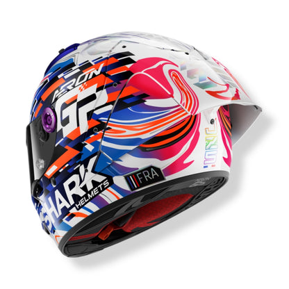 Casque aeron gp replica zarco violet bleu