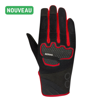 Gants bering breeze noir rouge