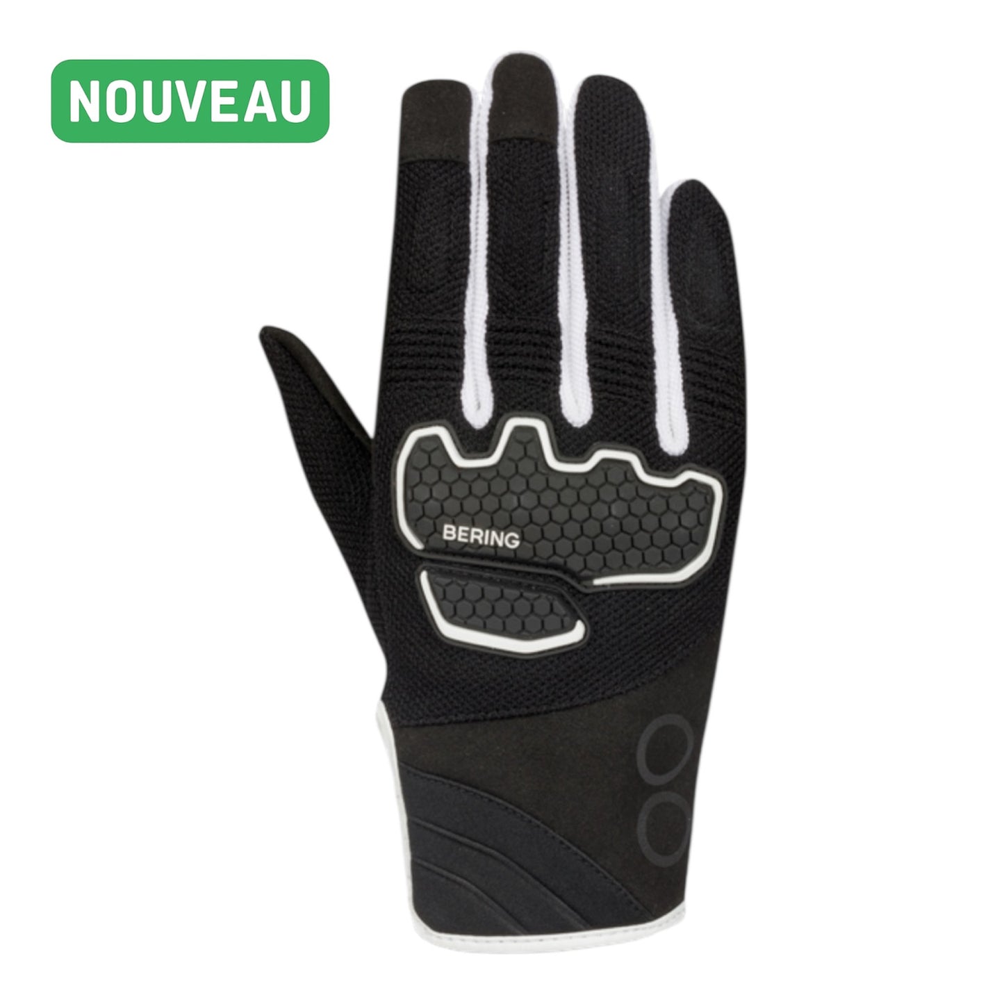 Gants bering breeze noir blanc