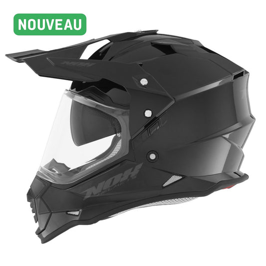 Casque NOX N312 noir brillant