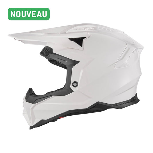 Casque NOX N634 blanc brillant