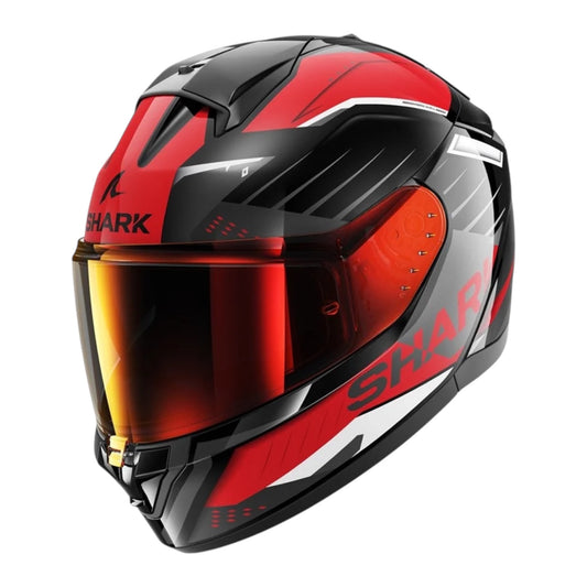 Casque Shark Ridill 2 Bersek Noir Rouge Blanc