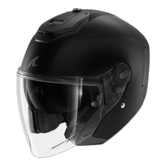 Casque Shark RS Jet Blank Noir Mat
