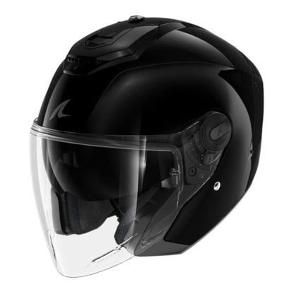 Casque Shark RS Jet Blank Anthracite noir brillant