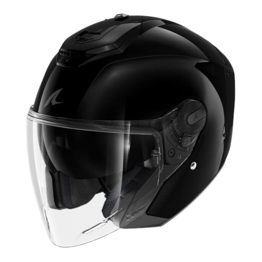 Casque Shark RS Jet Blank Anthracite noir brillant