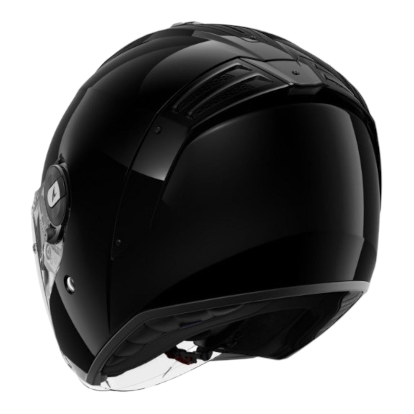 Casque Shark RS Jet Blank Anthracite noir brillant