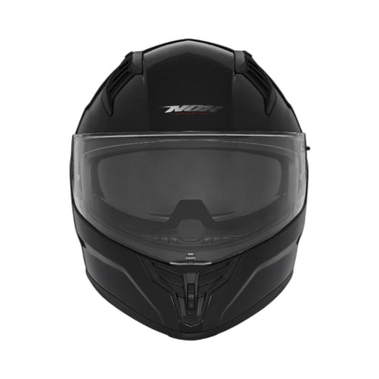 Casque nox n401 noir brillant