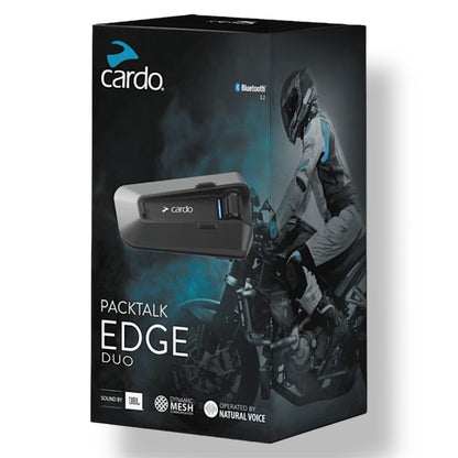 Intercom Bluetooth Cardo Packtalk Edge JBL Duo