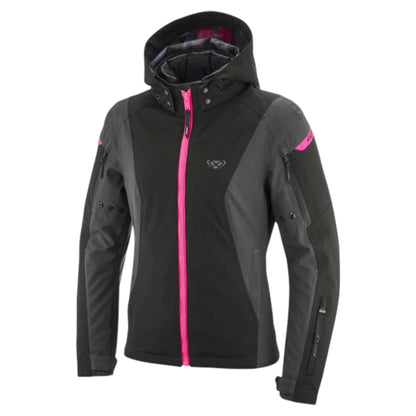 Blouson Femme Ixon Lady Burning Anthracite Noir Rose