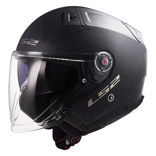 Casque LS2 OF603 Infinity II Solid Noir Mat